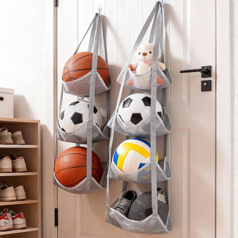 Sports Equipment Garage Storage - Duvara Monte Top Saklama Askılı Çantası