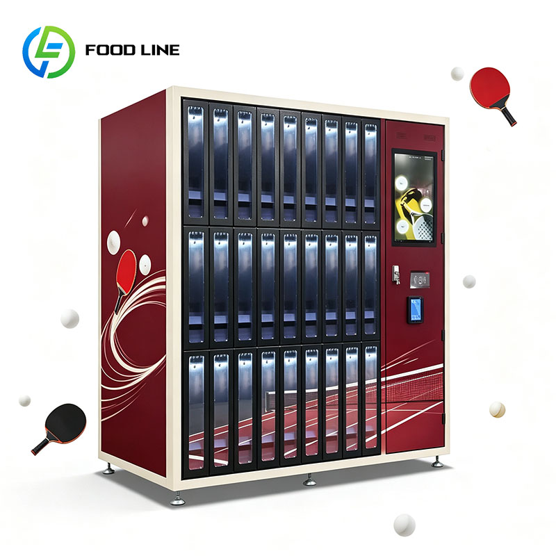 Sports Equipment Locker - Masa Tenisi Raketi Otomatı, Ping Pong