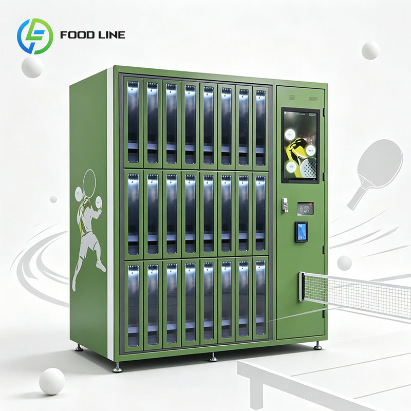 Sports Equipment Locker - Masa Tenisi Topu Satış Otomatı, Akıllı