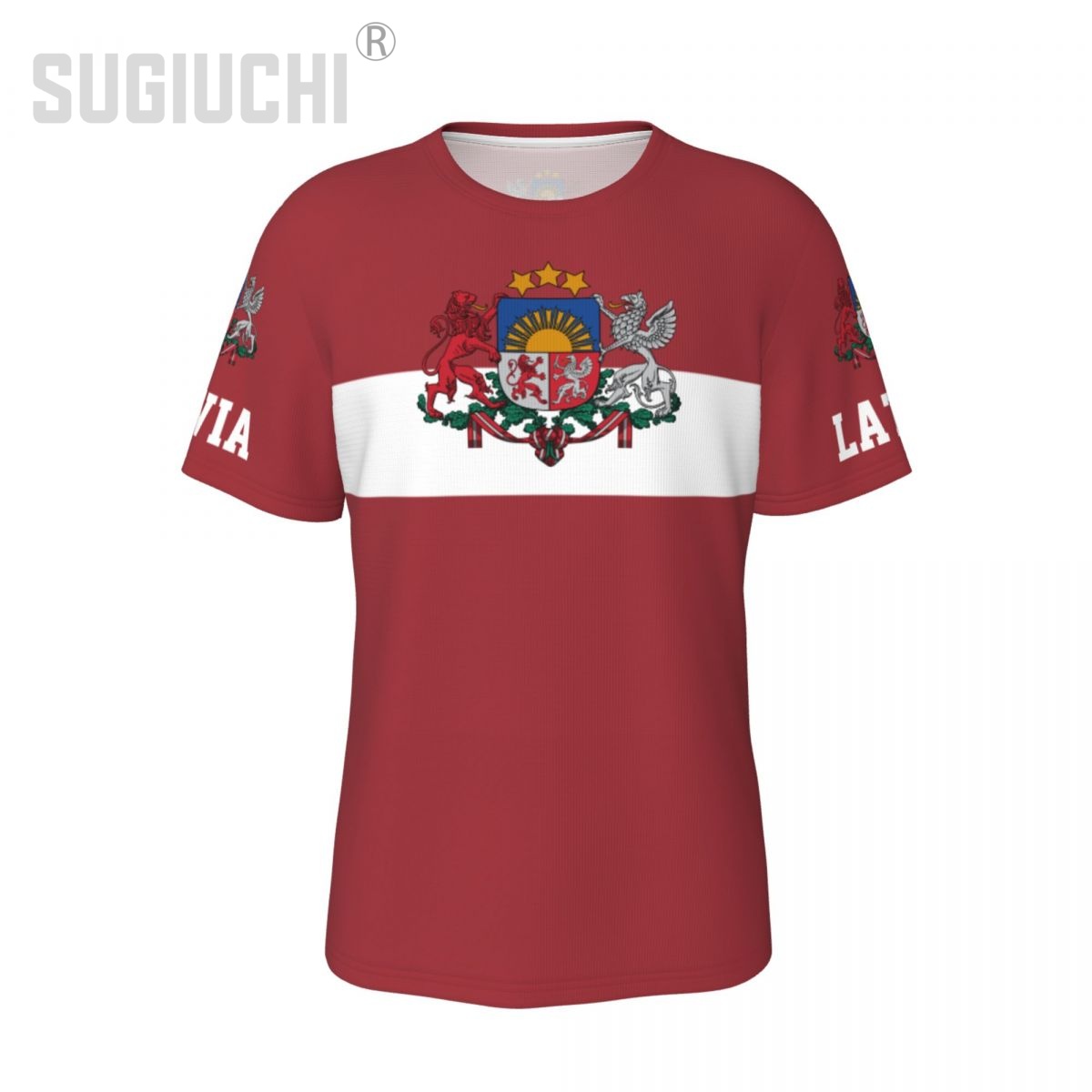 Sports Equipment Jersey - Unisex Ulus T-shirt Letonya Bayrağı Letonyalılar