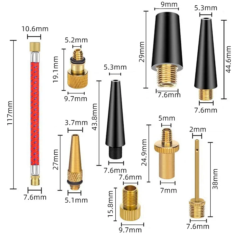 21/26 adet bisiklet lastiği şi - Basketball Pump Needle incelemesi ve fiyatı