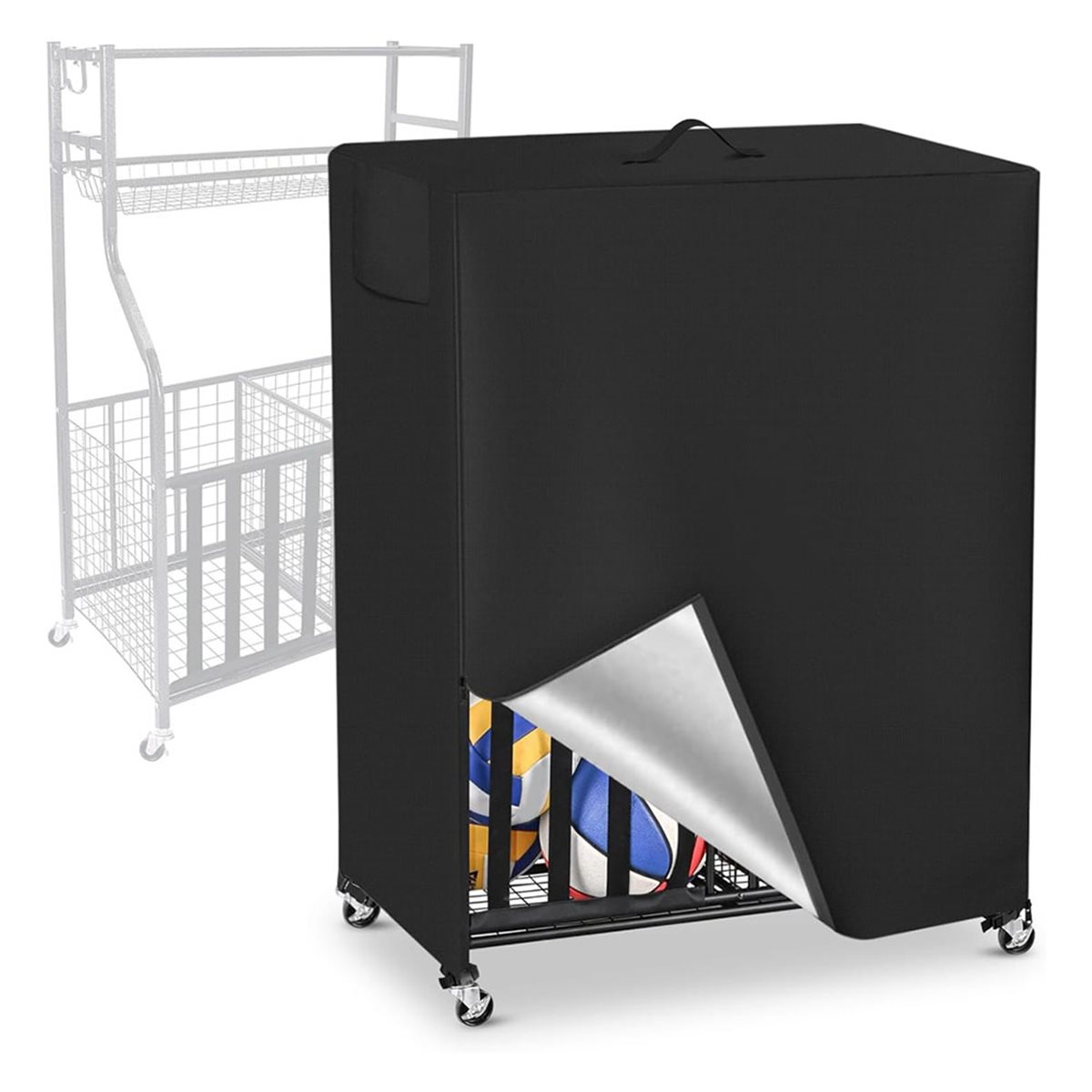 Basketbol Rafı Örtüsü Garaj Sp - Sports Equipment Garage Storage incelemesi ve fiyatı