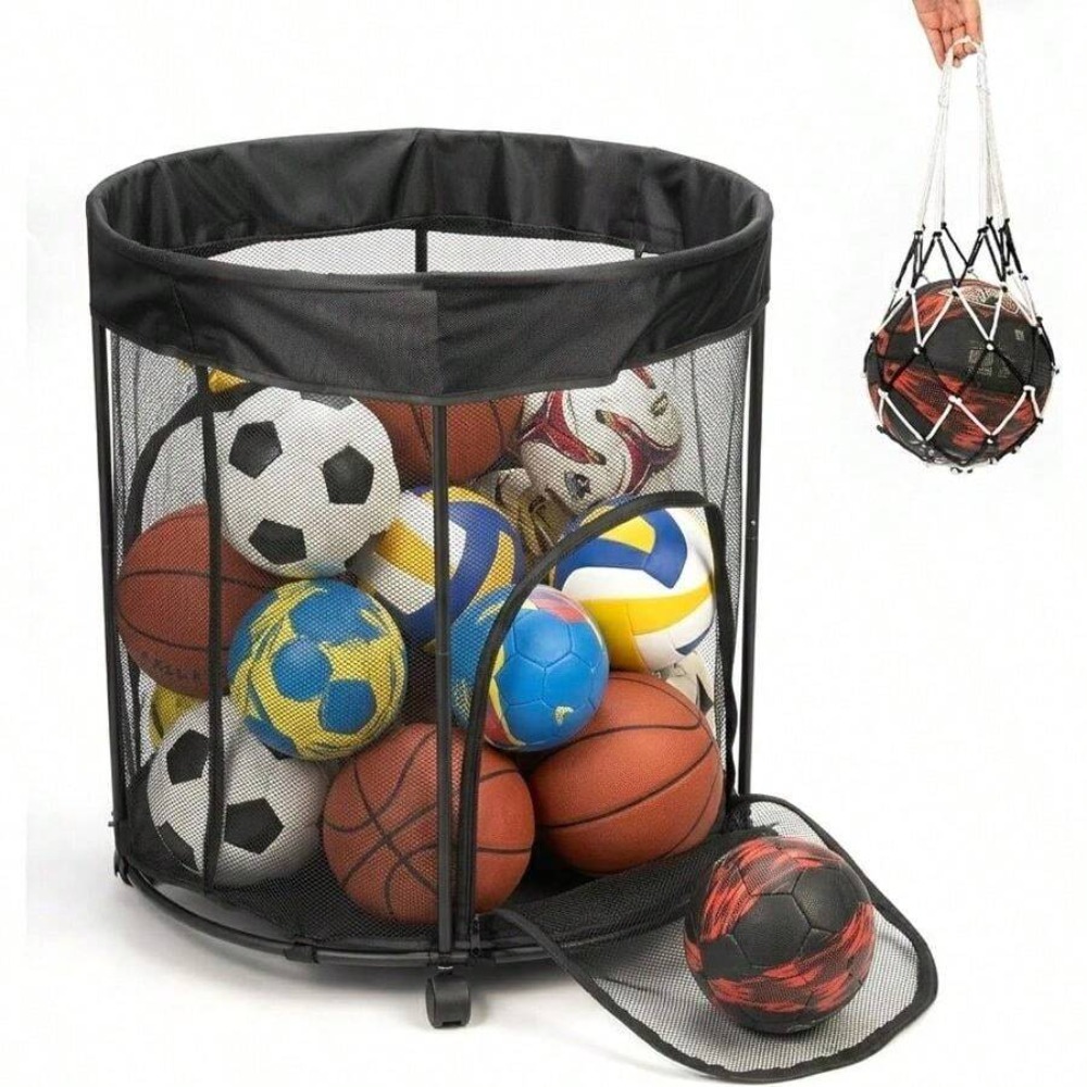 51.36 Galonluk Tekerlekli Top  - Sports Equipment Garage Storage incelemesi ve fiyatı