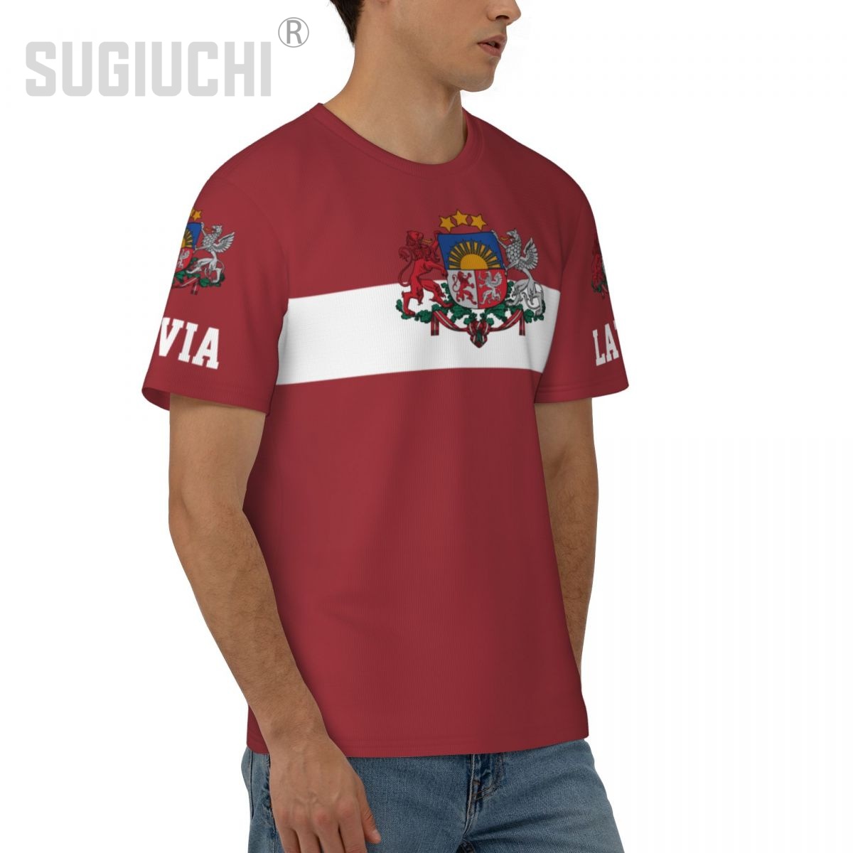 Unisex Ulus T-shirt Letonya Ba - Sports Equipment Jersey incelemesi ve fiyatı
