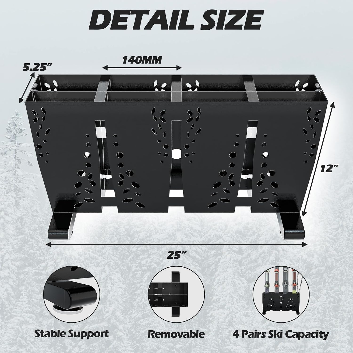 Ağır Hizmet Tipi Metal Kayak S - Sports Equipment Garage Storage incelemesi ve fiyatı